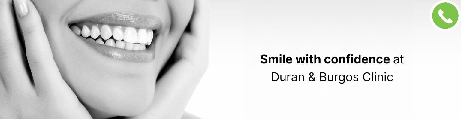 Smile with confidence at Duran & Burgos Clinic, Stiges.